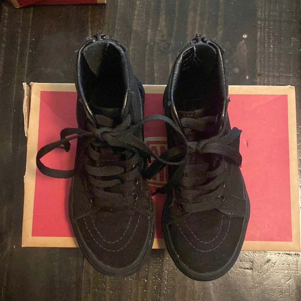 VANS SK8-Hi Zip black canvas size 12.5_3